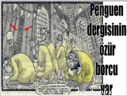 Penguen Dergisinin Yapt Karikatre bakn